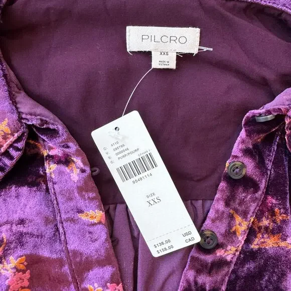 Pilcro (Anthropologie) Button-Front Blouse - Size XXS - Picture 3 of 8